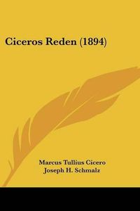 Cover image for Ciceros Reden (1894)