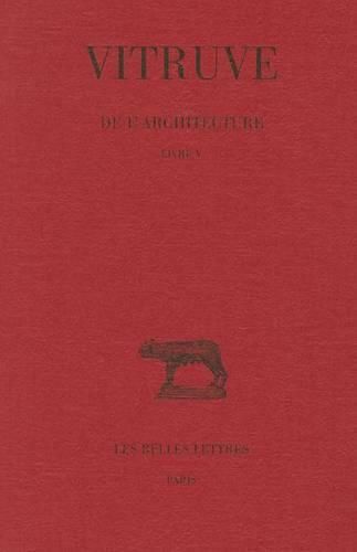 Cover image for Vitruve, de l'Architecture: Livre V