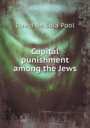 Capital punishment among the Jews