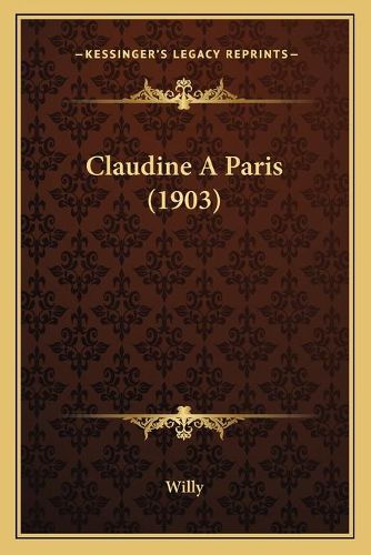 Cover image for Claudine a Paris (1903)