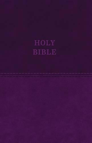 Cover image for KJV, Value Thinline Bible, Large Print, Leathersoft, Purple, Red Letter, Comfort Print: Holy Bible, King James Version