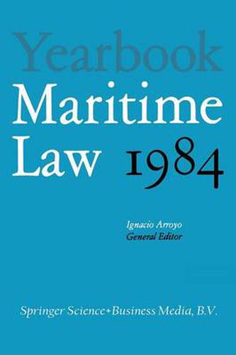 Cover image for Yearbook Maritime Law: Volume I