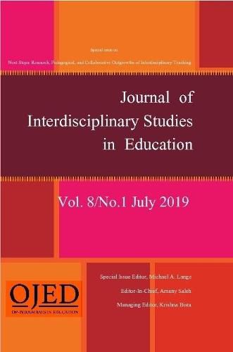 Cover image for Journal of Interdisciplinary Studies in Education, 2019 Vol 8(1)