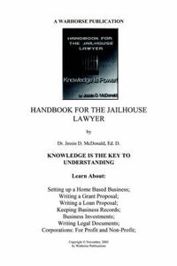 Cover image for Handbook for Jailhouse Lawyers