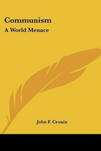 Cover image for Communism: A World Menace