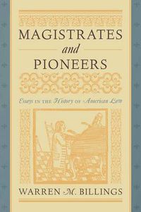 Cover image for Magistrates and Pioneers