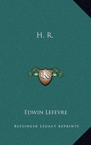 Cover image for H. R.