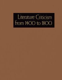 Cover image for Literature Criticism from 1400 to 1800