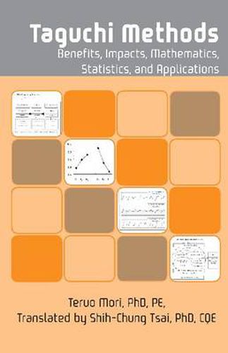 Cover image for Taguchi Methods: Benefits, Impacts, Mathematics, Statistics and Applications