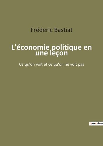 Cover image for L'economie politique en une lecon
