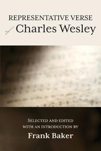 Cover image for Representative Verse of Charles Wesley