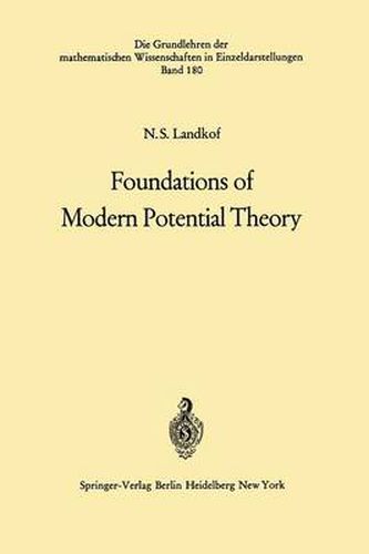 Cover image for Foundations of Modern Potential Theory