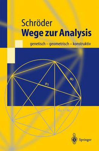 Cover image for Wege Zur Analysis: Genetisch - Geometrisch - Konstruktiv