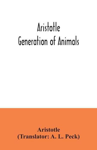 Cover image for Aristotle; Generation of animals