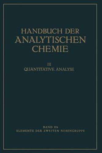 Cover image for Elemente Der Zweiten Nebengruppe: Zink - Cadmium - Quecksilber