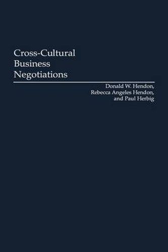 Cover image for Cross-Cultural Business Negotiations