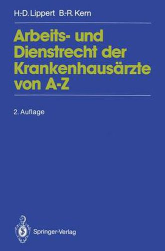 Cover image for Arbeits- und Dienstrecht der Krankenhausarzte von A-Z