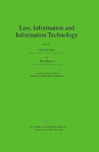 Cover image for Law, Information and Information Technology