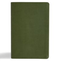 Cover image for CSB Oswald Chambers Bible, Olive Leathertouch