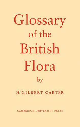 Cover image for Glossary of the British Flora