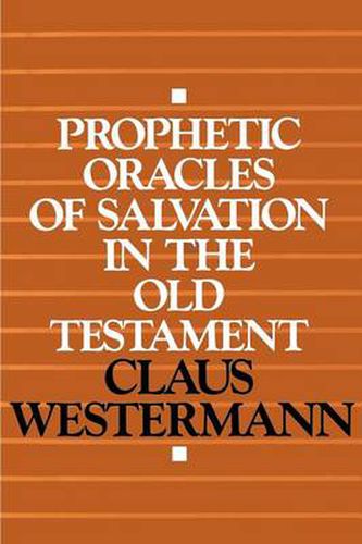 Cover image for Prophetic Oracles of Salvation in the Old Testament