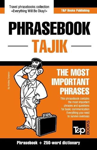 Cover image for English-Tajik phrasebook and 250-word mini dictionary