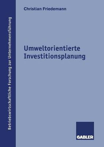 Cover image for Umweltorientierte Investitionsplanung