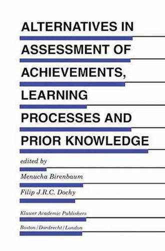 Cover image for Alternatives in Assessment of Achievements, Learning Processes and Prior Knowledge