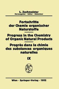 Cover image for Fortschritte der Chemie Organischer Naturstoffe/Progress in the Chemistry of Organic Natural Products/Progres Dans La Chimie Des Substances Organiques Naturelles