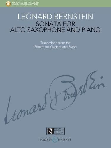 Sonata for Alto Saxophone and Piano: Transcribed from the Sonata for Clarinet and Piano
