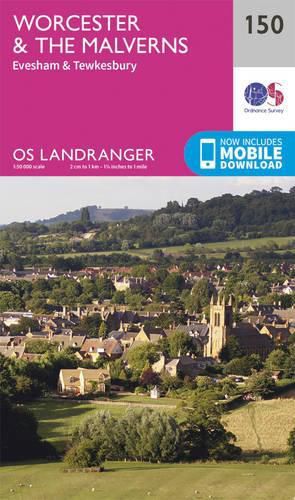 Cover image for Worcester & the Malverns, Evesham & Tewkesbury