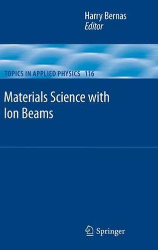 Cover image for Materials Science with Ion Beams