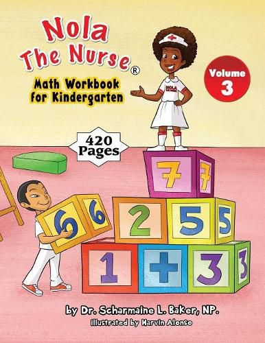 Cover image for Nola The Nurse(R) Math Workbook for Kindergarten