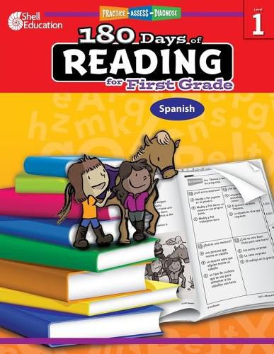 Cover image for 180 Days of Reading for First Grade (Spanish): Practice, Assess, Diagnose