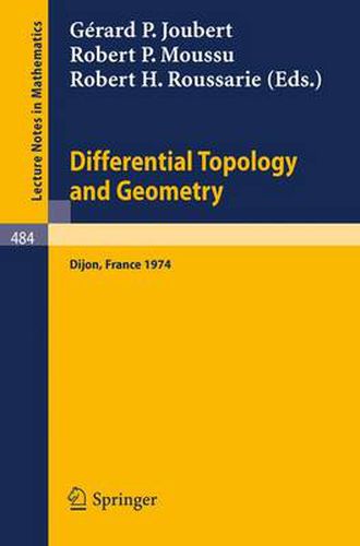 Cover image for Differential Topology and Geometry: Proceedings