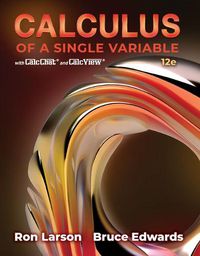 Cover image for Student Solutions Manual for Larson/Edwards' Calculus of a Single  Variable, 12th