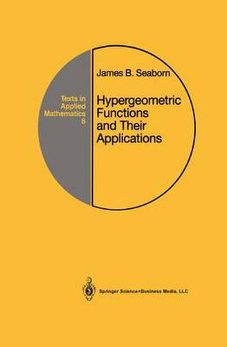 Cover image for Hypergeometric Functions and Their Applications