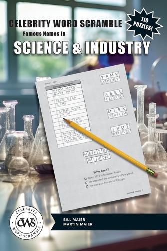 Cover image for Celebrity Word Scramble Famous Names in Science & Industry