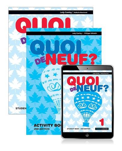 Cover image for Quoi de neuf ? 1 Student Book, eBook and Activity Book
