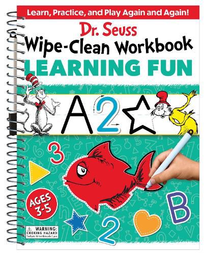 Cover image for Dr. Seuss Wipe-Clean Workbook: Learning Fun: Activity Workbook for Ages 3-5