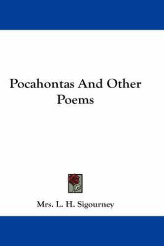 Cover image for Pocahontas and Other Poems