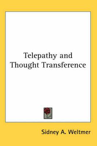 Cover image for Telepathy and Thought Transference