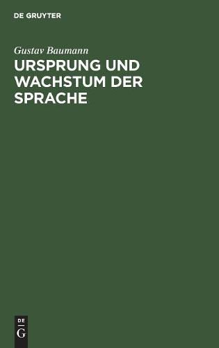 Cover image for Ursprung Und Wachstum Der Sprache