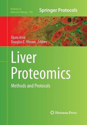 Cover image for Liver Proteomics: Methods and Protocols