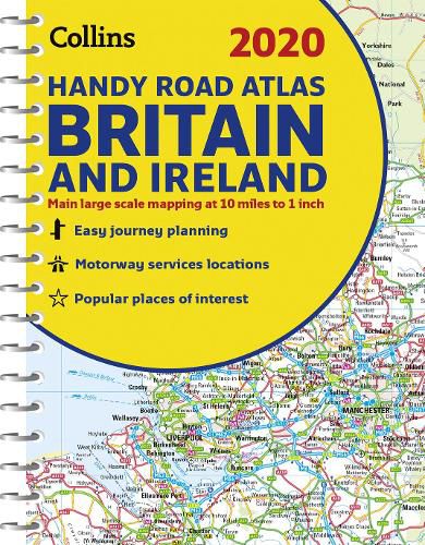 2020 Collins Handy Road Atlas Britain and Ireland