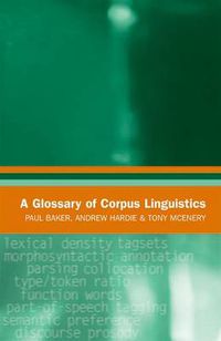 Cover image for A Glossary of Corpus Linguistics