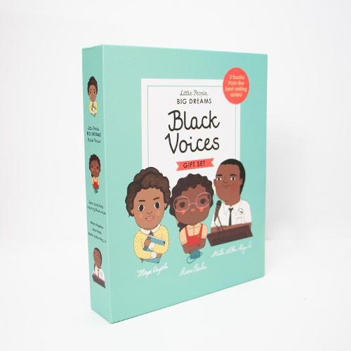 Cover image for Little People, BIG DREAMS: Black Voices: 3 books from the best-selling series! Maya Angelou - Rosa Parks - Martin Luther King Jr.