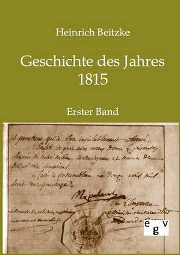 Cover image for Geschichte des Jahres 1815