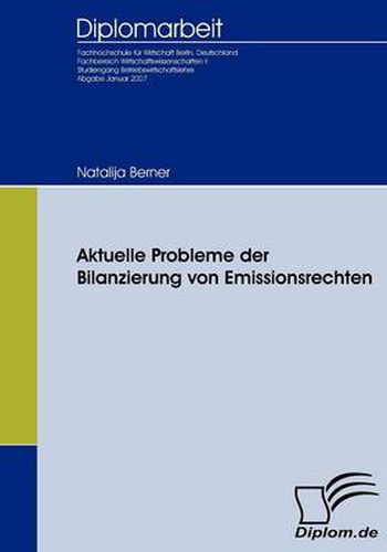 Cover image for Aktuelle Probleme der Bilanzierung von Emissionsrechten
