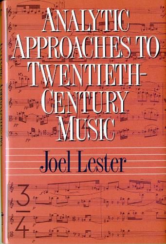 Cover image for Analytic Approaches to Twentieth Century Music